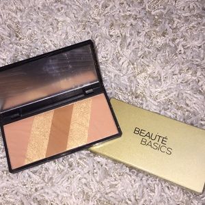 Bronze highlighter pallet by beauté basics